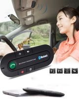 Wholesale Car Bluetooth Kit Handsfree Wireless Speaker Phone MP3 Music Player Sun Visor Clip Speakerphone with Charger