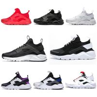 Wholesale High Quality Arrival Trainers Huarache Ultra Hurache Running Shoes for mens womens Triple White ALL Black Huraches Harache Sports Sneakers Size
