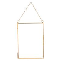 Wholesale Frames Hanging Glass Po Prame Specimen Clip Decorative Picture Frame Holder Wall Decoration Copper Co