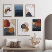 Wholesale Paintings Wall Decorations Bedroom Picture Anime Poster For Living Room Home Decor Abstract Minimalist Geometry Art Scandinavian Painting