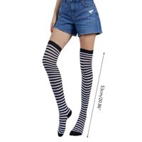 Wholesale Socks Hosiery Women Girls Holiday Thigh High Long Christmas Striped Printed Over The Knee Stockings Dance Party Cosplay Costume