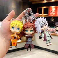 Wholesale Anime Cute q Version Characters Keychain Itachi Cartoon Doll Keyring Holder Bag Charm Classic Jewelry Accessories Teensf6daf6da