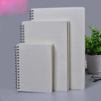 Wholesale Notepads Notebook PP Cover Grid Time Management Blank Book Spiral Journal Weekly Planner School Office Supplies Agenda