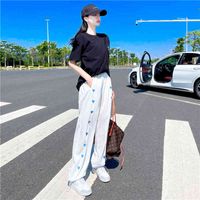 Wholesale Fashionable Western Style Casual Wear Sports Suit Women s Summer New Large Running Two piece Set