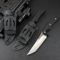 Wholesale Quality straight knife EDC knives hunting for survival tactical fixed blade knife outdoor utility knifes camping pen knife CS GO knives