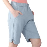 Wholesale Summer Bermuda Short Pants Women s Plus Size Loose Knee Length Comfort Cotton Linen Sportswear Casual Pant xl xl xl