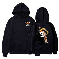 Wholesale One Piece Hoodies Men Women Fashion Anime Luffy Pullover Oversized Hoodie Sweats Kids Hip Hop Coat Boys Mens Clothing Sudaderas