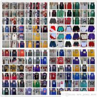 Wholesale Mitchell and Ness Retro Stitched Basketball Jerseys Derrick Rodman Rose Yao Francis Ming Petrovic Erving Miller Smith Pistol Mutombo Reeves Rondo Pierce Allen