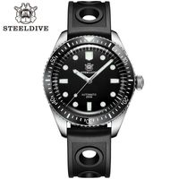 Wholesale Classic Men s Diving Watch Sapphire Pot Lid Bubble Mirror Japan NH35 Super Blue Luminous M Waterproof Wristwatches