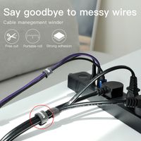 Wholesale Cell Phone CablesCable Organizer Wire Winder USB Cable Management Charger Protector For iPhone Mouse Earphone Cable Holder Cord Protection