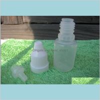 Wholesale Garden Housekeeping Jars Ml Oz Plastic Dropper With Tamper Proof Caps Tips Thief Safe Ring Pe Ldpe E Vapor Cig Liquid Byd9S