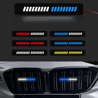 Wholesale 1x V LED Car Front Grille Emblem Decoration LED Light Badge For Kia Camaro Mustang Interior External Lights