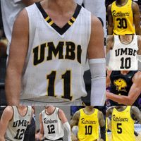 Wholesale Custom UMBC Retrievers Basketball jerseys L J Owens Darnell Rogers Dimitrije Spasojevic Brandon Horvath
