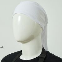 Wholesale Designer Mask Sublimation Magic Turban White Blank Sublimated Headscarf Customized Diy inch Polyester Mutifunctional LLE11955