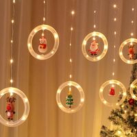 Wholesale Strings LED Christmas Lights Xmas Tree Decoration Snowman Wishing Ball String Light Luminous Pendant For Home Party Decor