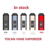 Discount oled stock Yocan Vane vape pen herbal kit 1100mah Ceramic Heating Chamber with OLED display Screen Dry Herb Vaporizer In stock