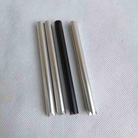 Wholesale 90mm length Metal one hitter bats With Sharp TEETH smoking Accessories Dugout pipe Filter Tips Snuff Snorter Dispenser Straw Sniffer