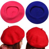 Wholesale Beanies Women s Autumn Winter Soft Warm Classic Berets Felt French Artist Tam Baggy Hats Ski Caps Fashion Design