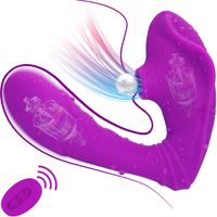 Wholesale Remote control vibration absorber for women clitoris and vaginal stimulator female massager sexual masturbation device adult sex toy