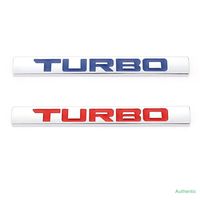 Wholesale 3D Metal Car Sticker Turbo Logo Emblem Badge Decals for Turbo Logo BMW Audi Volkswagen Ford Nissan Toyota Honda Jeep Volvo Opel