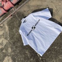 Wholesale High Quality We11done Tops Summer Mirror Welldone Letter Square Logo Badge Printed T shirt Casual Oversized Short Sleeve Design Tees