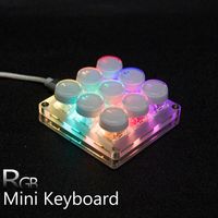 Wholesale Keyboards Keys Mini Macro Keyboard With Software Programming LED RGB Backlit One Handed Numpad OSU Mac WIN Outemu Gateron