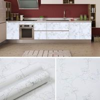 Wholesale Wallpapers PVC Glossy Paint Decorative Film Desktop Wardrobe Waterproof Self Adhesive Wall Paper Old Furniture Cabinets Renovation Stickers