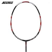Wholesale Jeeree Plays The JR D Full Carbon Attack On Fiber Highest Pounds Badminton Racquets With Free Gift