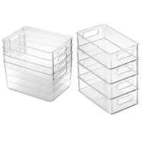Wholesale Jewelry Pouches Bags Set Of Refrigerator Pantry Organizer Bins Big And Small Clear Food Storage Baskets For Kitchen Countertops