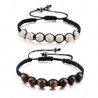 Wholesale Tibetan Buddhist Rope Chakra Beads Bracelet Men Tiger Eye Stone Bracelet Adjustable for Women Jewelry Friend Gift