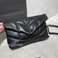 Wholesale Luxurys Designer Bags mini l0ul0u puffe top qaulity women Handbags black lambskin Soft Genuine Leather quilted chain shoulder messenger envelope bag