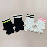 Wholesale Simple Style Striped Socks with Stamp Women Girl Letter Casual Cotton Sock for Gym Sport Price