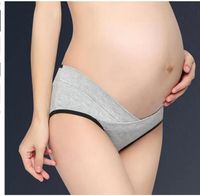 Wholesale Cotton Pregnant Panties Maternity Underwear U Shaped Low Waist Pregnancy Briefs Women Clothing