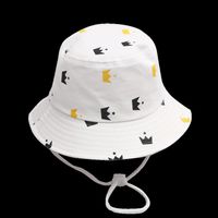 Wholesale Summer Baby Sun Hat Children Outdoor Anti Uv Protection Beach Caps Fishing Bucket Hats Kids Boy Girl Cartoon Fisherman