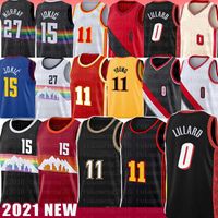 Wholesale Nikola Trae Young Jamal Murray Jokic Basketball Jersey Damian Lillard Mens Shirts Spud Webb Vintage Jerseys