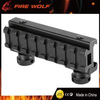 Wholesale See thru Ar Hunting Flat top High Slot Riser Rail Base with Picatinny Weaver Rail mm Airsoft Rifle Scope Mount