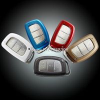 Wholesale Keychains Angelguoguo Car Key Cover Case Fit For Hyundai IX35 IX25 Santa Fe Verna ABS Bag Intelligent Edition