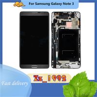 Discount note 3 lcd replacement Cell Phone Touch Panels Top quality Original For Samsung Galaxy Note 3 N900 LCD display Replacement Screen Digitizer Assembly with frame