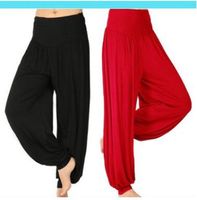 Wholesale Lantern Women s New Red Black Pants Loose Yoga Closed Taiji Large Clothes