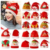 Wholesale Ball Caps Christmas Hat Unisex adult s Kids Santa Xmas Holiday For Festive Party Year Gift Decor Red And White