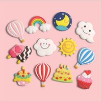 Wholesale Fridge Cartoon Magnets PVC Colorful Magnet Sticker Plastic Refrigeator D Cute Stickers Fishes Cars Animals Cloud Home Furnishing a35