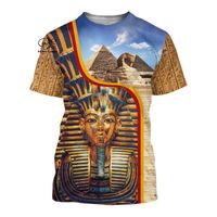 Wholesale Men s T Shirts PLstar Cosmos DPrint Ancient Egypt Pharaoh God Anubis Harajuku Streetwear Man And Woman Casual Funny Tshirts Short Sleeve a1