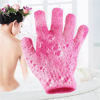 Wholesale Skin Shower Gloves Exfoliating Bath Glove Spa Wash Cloth Body Scrubber Nylon Hand Towels Massage Baths Wipe Colors