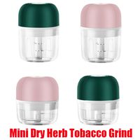 Wholesale Hot Colorful Mini Portable Electric ml ml Dry Herb Tobacco Grind Spice Miller Grinder Blade Blender Cutting Crusher Grinding Chopped Cigarette Smoking Tools