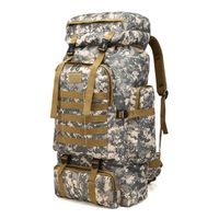 Wholesale Backpack L Waterproof Mountaineering Outdoor Military Rucksacks Camping Hiking Fishing Back Pack Oxford Cloth Travel