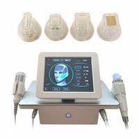 Wholesale 2 in Fractional RF Microneedle machine with cryo cold hammer Face Care Gold Micro Needle Skin Rollar Acne Scar Stretch Mark Removal