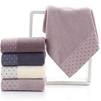 Wholesale Towel Spot Pattern Bathroom Accessories Dobby Adult Towels Cotton Soft Gift Hand cm PC Home Cleaning Tools