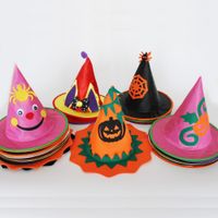 Wholesale Halloween Children Witches Hat Fancy Dress Boys and girls Costume Accessories Hen party