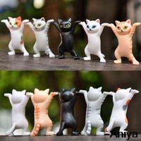 Wholesale 5PCS Hold Everything Cat Pen Holder Kitty Toy Bracket Cute Hand made Home Decore Easter Decoration sexy cat Brush Storage Y211112
