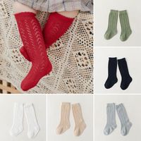 Wholesale Men s Socks Baby Girls Summer Kids Long Sock Toddlers Knee High Mesh Thin Hollow Out Soft Cotton Infant Socken For Years